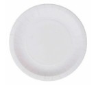 Set de Platos Algon Desechables Cartón Blanco 25 Piezas 20 cm (36 Unidades)