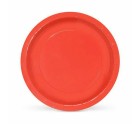 Plate set Algon Disposable Cardboard Red 10 Pieces 20 x 20 x 1,5 cm (36 Units)
