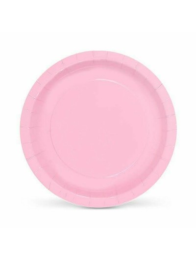 Set de Platos Algon Desechables Cartón 20 cm Rosa 10 Piezas (36 Unidades)