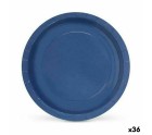 Plate set Algon Disposable Cardboard Blue 10 Pieces 23 x 23 x 1,5 cm (36 Units)
