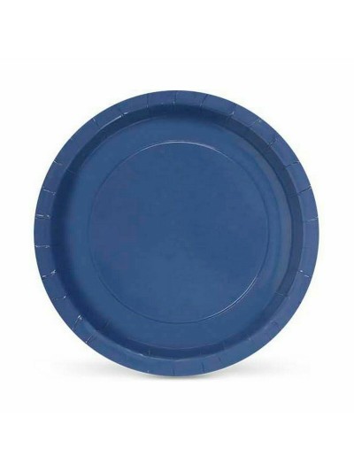 Plate set Algon Disposable Cardboard Blue 10 Pieces 23 x 23 x 1,5 cm (36 Units)