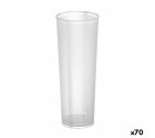 Lot de verres réutilisables Algon À Tube Transparent 6 Pièces 300 ml (70 Unités)
