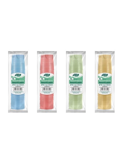 Set de Vasos de Chupito Algon Reutilizable 10 Piezas 35 ml (50 Unidades)