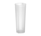 Lot de verres réutilisables Algon À Tube Transparent 10 Pièces 300 ml (50 Unités)