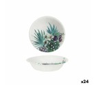 Plate set Algon Disposable Cardboard Tropical 6 Pieces 450 ml (24 Units)