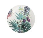 Set de Platos Algon Desechables Cartón Tropical 3 Piezas 28 cm (24 Unidades)