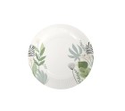 Set de Platos Algon Desechables Cartón Floral 8 Piezas 23 cm (24 Unidades)