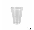 Set de vasos reutilizables Algon Plástico Transparente 50 Piezas 330 ml (12 Unidades)