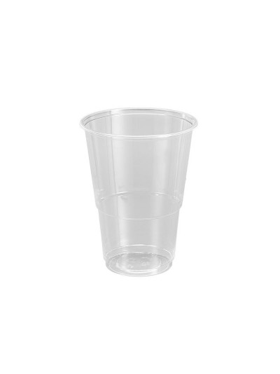 Set de vasos reutilizables Algon Plástico Transparente 50 Piezas 330 ml (12 Unidades)
