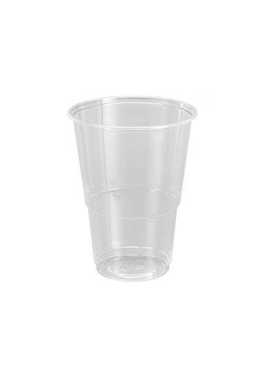 Set of reusable glasses Algon Plastic Transparent 25 Pieces 500 ml (12 Units)
