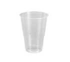 Set of reusable glasses Algon Plastic Transparent 25 Pieces 500 ml (12 Units)