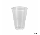Set de vasos reutilizables Algon Plástico Transparente 12 Piezas 500 ml (18 Unidades)