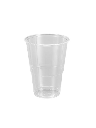 Lot de verres réutilisables Algon Plastique Transparent 12 Pièces 500 ml (18 Unités)
