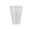 Set de vasos reutilizables Algon Plástico Transparente 12 Piezas 500 ml (18 Unidades)