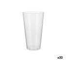 Set of reusable glasses Algon Plastic Transparent 10 Pieces 450 ml (32 Units)