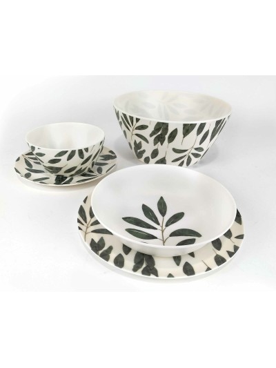 Bowl Alfares Melamin Laurel 15 x 7 cm (24 Units)