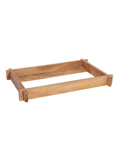 Soporte Viejo Valle Acacia 32,5 x 17,5 x 4 cm (3 Unidades)