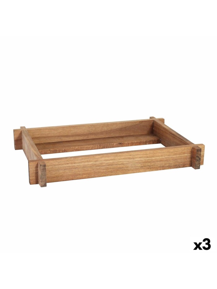 Holder Viejo Valle Acacia 26,5 x 16,2 x 4 cm (3 Units)