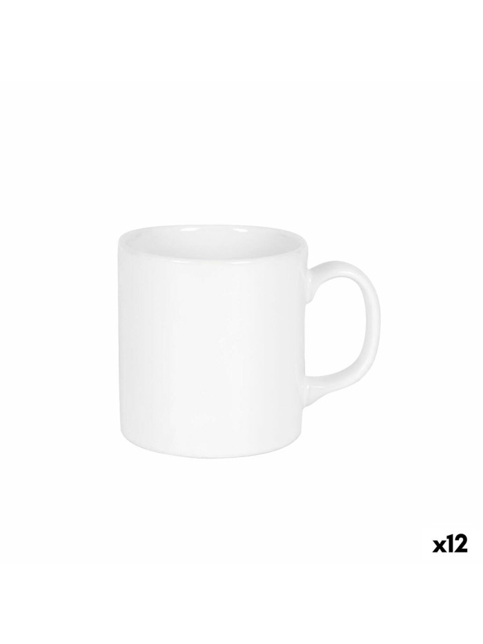 Taza Quid Blanco 300 ml (12 Unidades)
