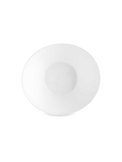 Bowl White Glass 25 x 10 x 23 cm (18 Units)
