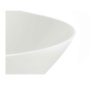 Bowl White Glass 25 x 10 x 23 cm (18 Units)