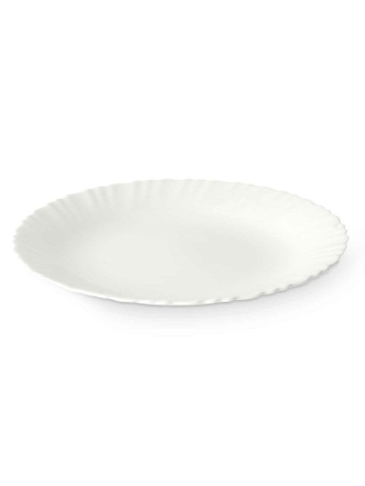 Flat Plate White 24 x 2 x 24 cm (24 Units)