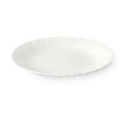 Assiette plate Blanc 24 x 2 x 24 cm (24 Unités)
