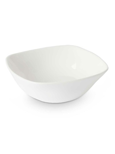 Bowl White 11 x 4 x 11 cm (48 Units) Squared