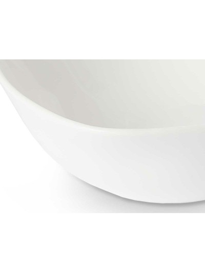 Bowl White 11 x 4 x 11 cm (48 Units) Squared