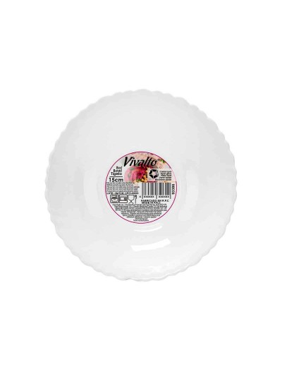Bowl White 15,5 x 5 x 15,5 cm (36 Units)