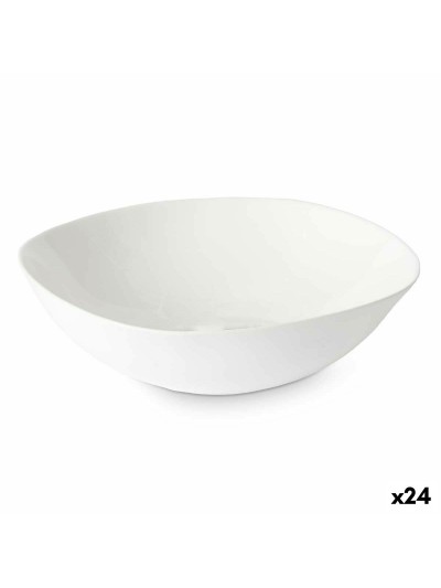 Bol Blanc 21,5 x 7 x 21,5 cm (24 Unités) Carré