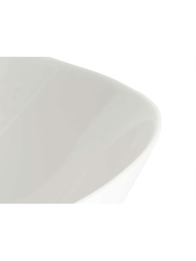 Bowl White 21,5 x 7 x 21,5 cm (24 Units) Squared