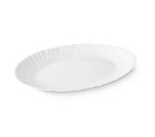 Fuente de Cocina Blanco Vidrio 34 x 2,5 x 25 cm (18 Unidades)