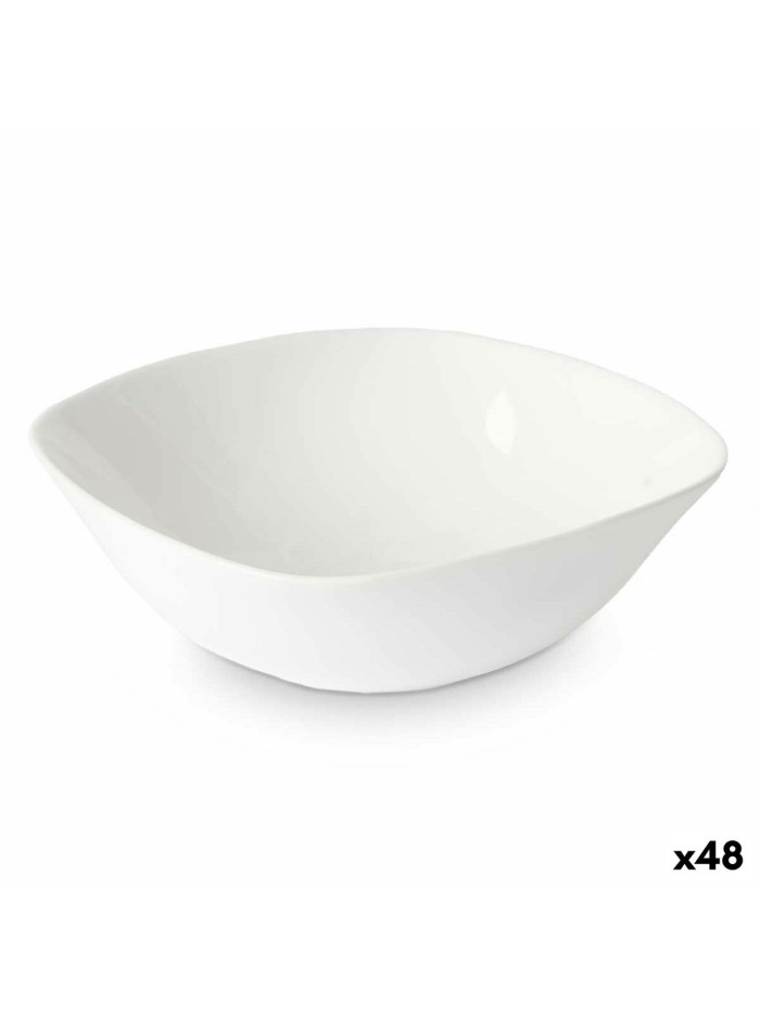 Cuenco Blanco 15 x 5 x 15 cm (48 Unidades) Cuadrado