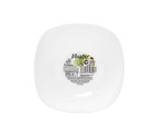 Bowl White 15 x 5 x 15 cm (48 Units) Squared
