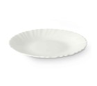 Plato de Postre Blanco Vidrio 19 x 2 x 19 cm (24 Unidades)