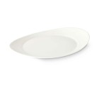Plato Llano Blanco Vidrio 30,5 x 3 x 26 cm (18 Unidades)