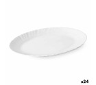 Fuente de Cocina Blanco Vidrio 30,5 x 2,5 x 23,5 cm (24 Unidades)