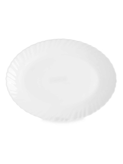 Fuente de Cocina Blanco Vidrio 30,5 x 2,5 x 23,5 cm (24 Unidades)
