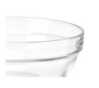 Bol Transparent verre 650 ml Empilable (24 Unités)