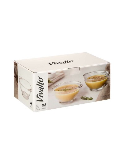 Tazas para Consomé Transparente 580 ml Con asas Sopa (24 Unidades)