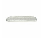 Fuente de Cocina Oasis Transparente Vidrio 18 x 2 x 47 cm (4 Unidades)