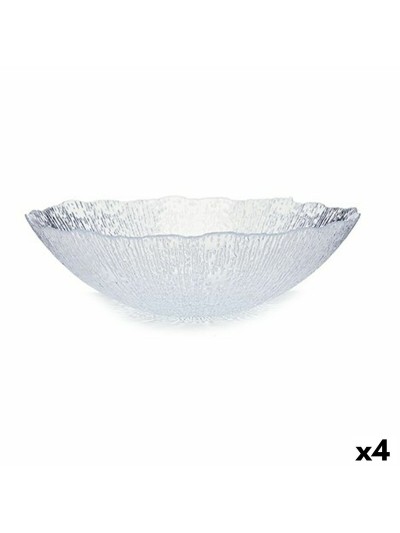 Bowl Rio Transparent Crystal 30,5 x 8,6 x 30,5 cm (4 Units)