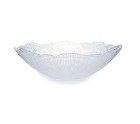 Bowl Infinity Transparent Crystal 31 x 8,3 x 31 cm (4 Units)