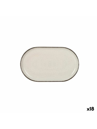 Bandeja de Aperitivos La Mediterránea Anllo Ovalado 25 x 15 x 2,2 cm (18 Unidades)