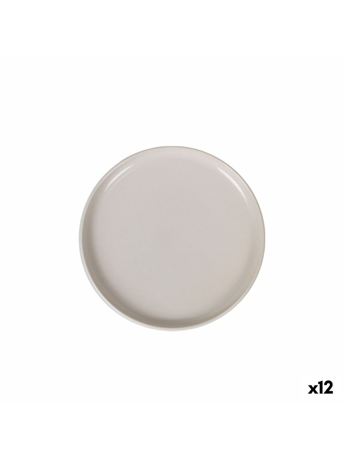 Snack tray La Mediterránea Ivory Circular Ø 25 x 2,6 cm (12 Units)