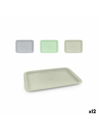 Bandeja de desayuno Quttin Metal 38 x 27 x 2 cm (12 Unidades)