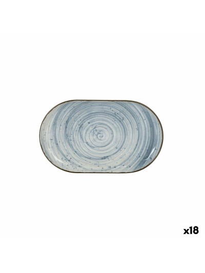 Bandeja de Aperitivos La Mediterránea Anllo Ovalado 25 x 15 x 2,2 cm (18 Unidades)