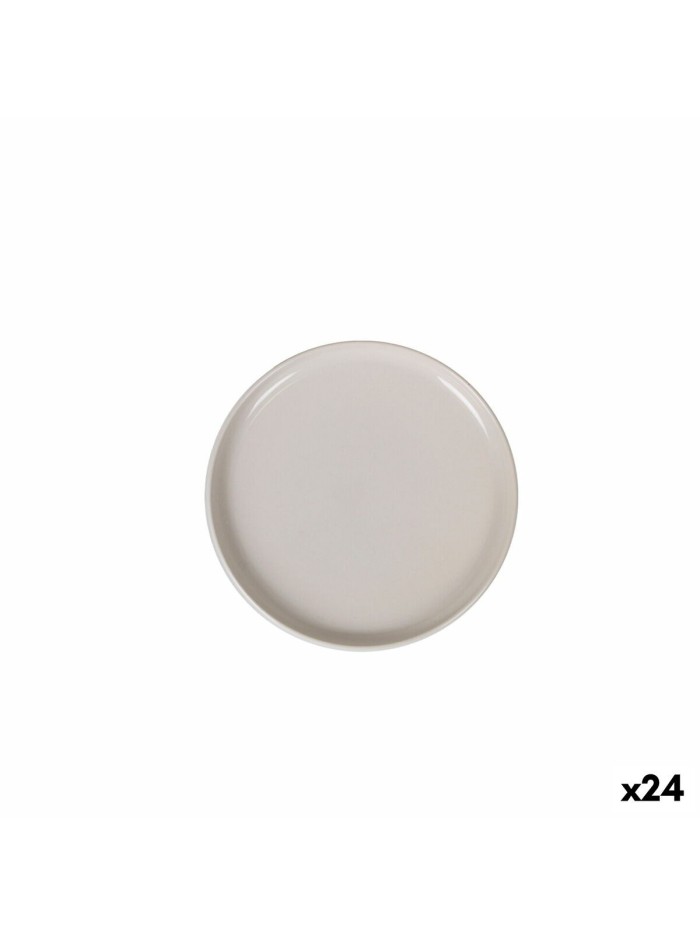 Snack tray La Mediterránea Ivory Circular Ø 15,4 x 2,1 cm (24 Units)