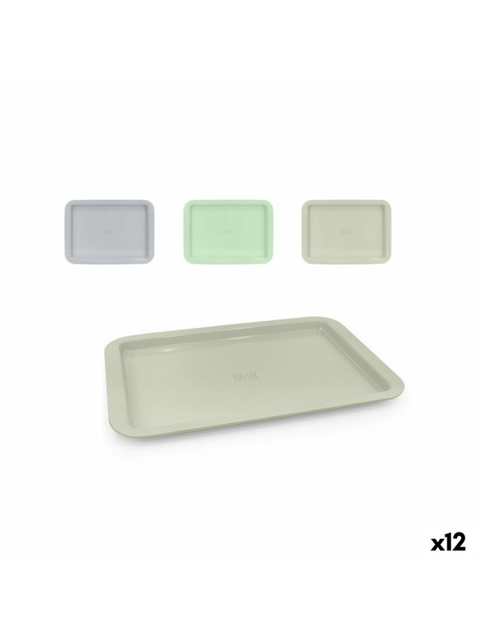 Breakfast tray Quttin Metal 48 x 33,5 x 1,8 cm (12 Units)